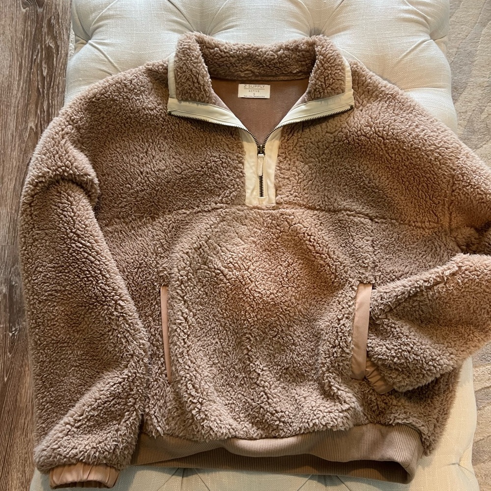 Z Supply 1/4 zip Sherpa pullover